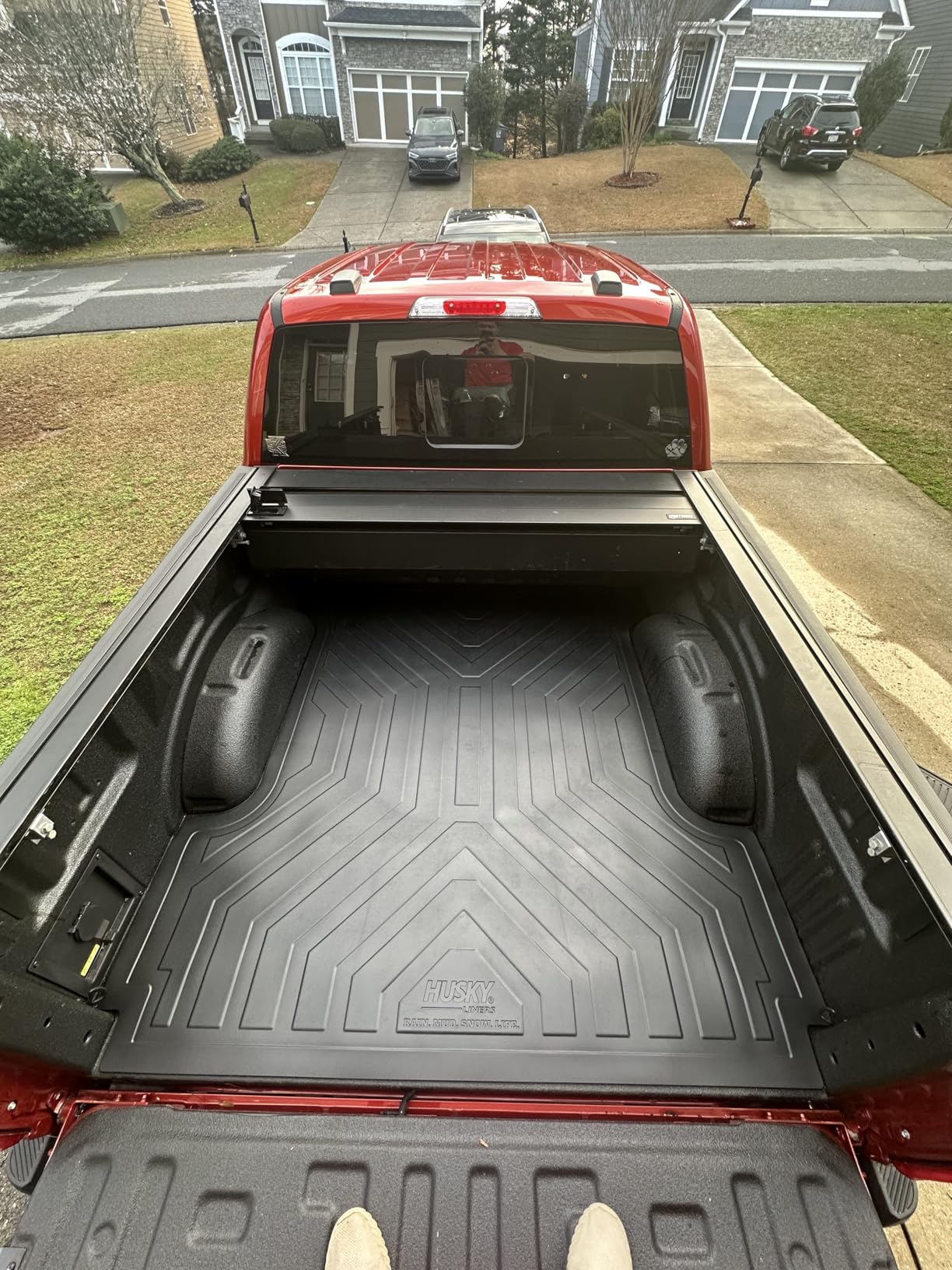 Husky Liners Custom Bed Liner | Fits 2015-2024 Ford F-150, Includes 22-24 Lightning Crew/SuperCrew (67.1 Bed) | 1-pc. Black - 16008 customer photo 2