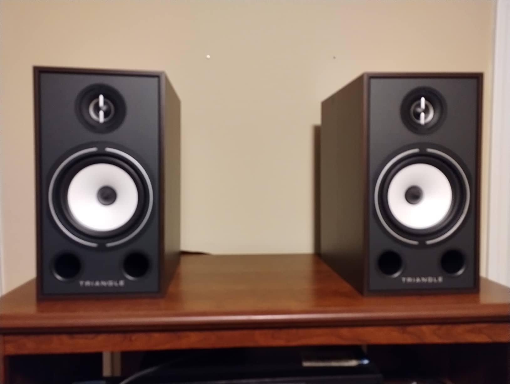 triangle - BOREA BR03 Hi-Fi Bookshelf Speakers - Power handling 100W - Output 90 dB/W/m - Versatile Music and Home Cinema - 206 x 380 x 314 mm - White (Pair) customer photo 1