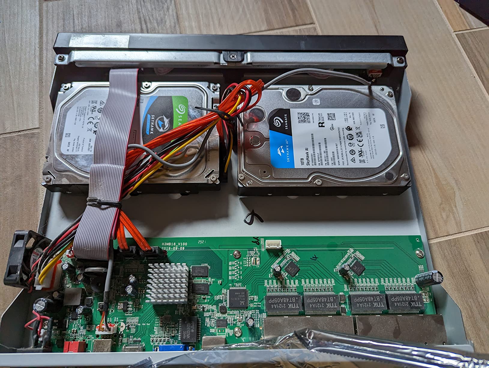 Skyhawk AI 10TB Video Internal Hard Drive HDD - 3.5 Inch SATA 6Gb/s 256MB Cache for DVR NVR Security Camera System with Drive Health Management and in-house Rescue Services (ST10000VEZ008) customer photo 1