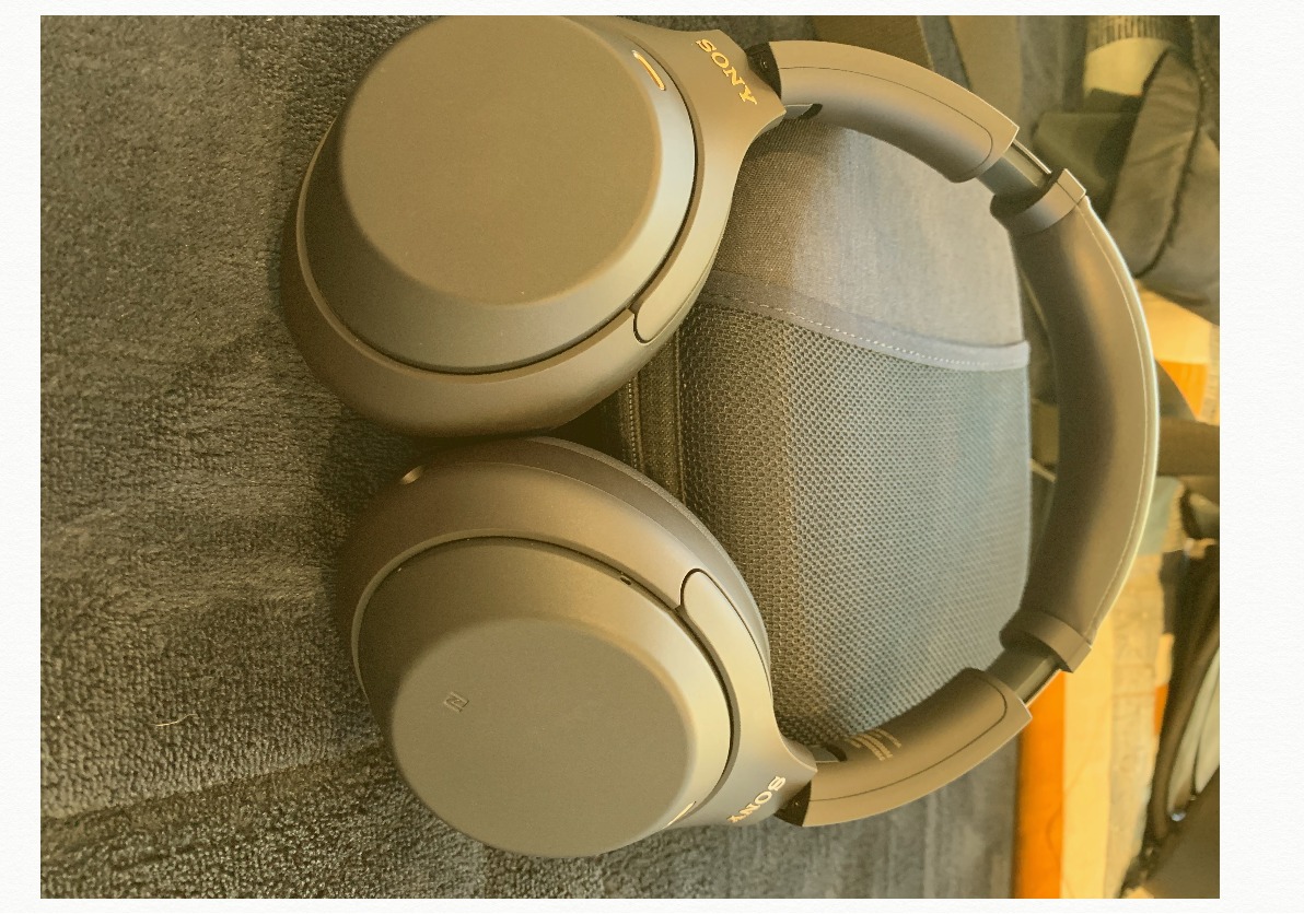 Sony WH-1000XM4 Wireless Premium Noise Canceling Overhead Headphones with Mic for Phone-Call and Alexa Voice Control, Silver WH1000XM4 customer photo 2