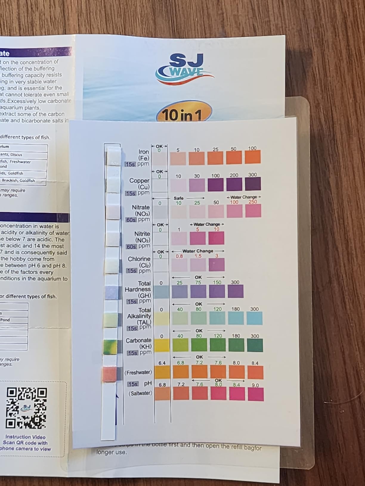 7 in 1 - Aquarium Test Strips | 100 Fast & Accurate Strips | Fish Tank Aquariums Water Test Kit & ebook | Aquarium Thermometer | Fish Tank Water Testing Kit for Fresh & Saltwater customer photo 1