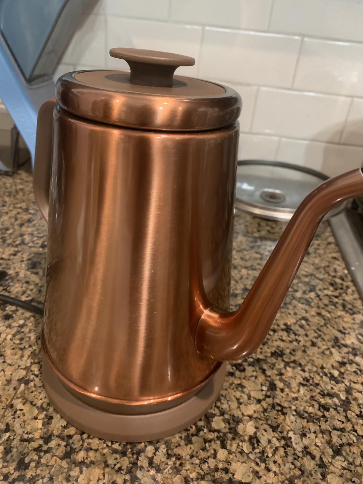 DmofwHi Gooseneck Electric Kettle(1.0L), 100% Stainless Steel BPA Free Classic Pour Over Coffee Kettle | Tea Kettle - Green customer photo 2