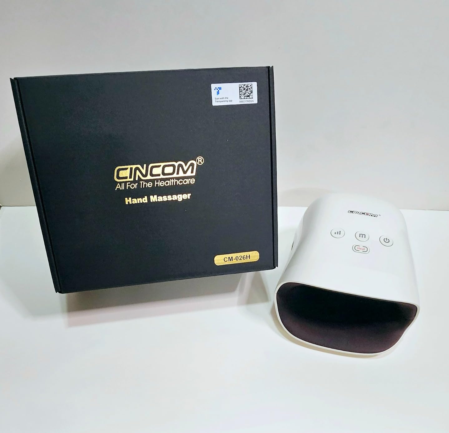CINCOM Hand Massager with Heat & Compression, Cordless Rechargeable Hand Massager for Arthritis & Carpal Tunnel Relief, Air Compression Massage Therapy customer photo 1