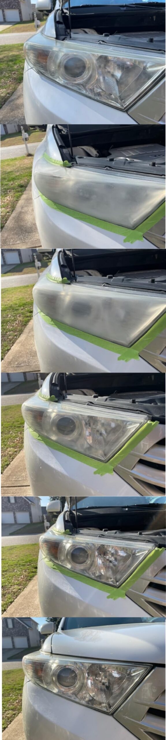 3M Ultra Headlight Restoration Kit, Contains Masking Tape, Light Sanding Discs, Wax Protectant and More, Use on Plastic Lenses Headlights, Taillights and More, Easy Heavy-Duty Restoration (39195) customer photo 2