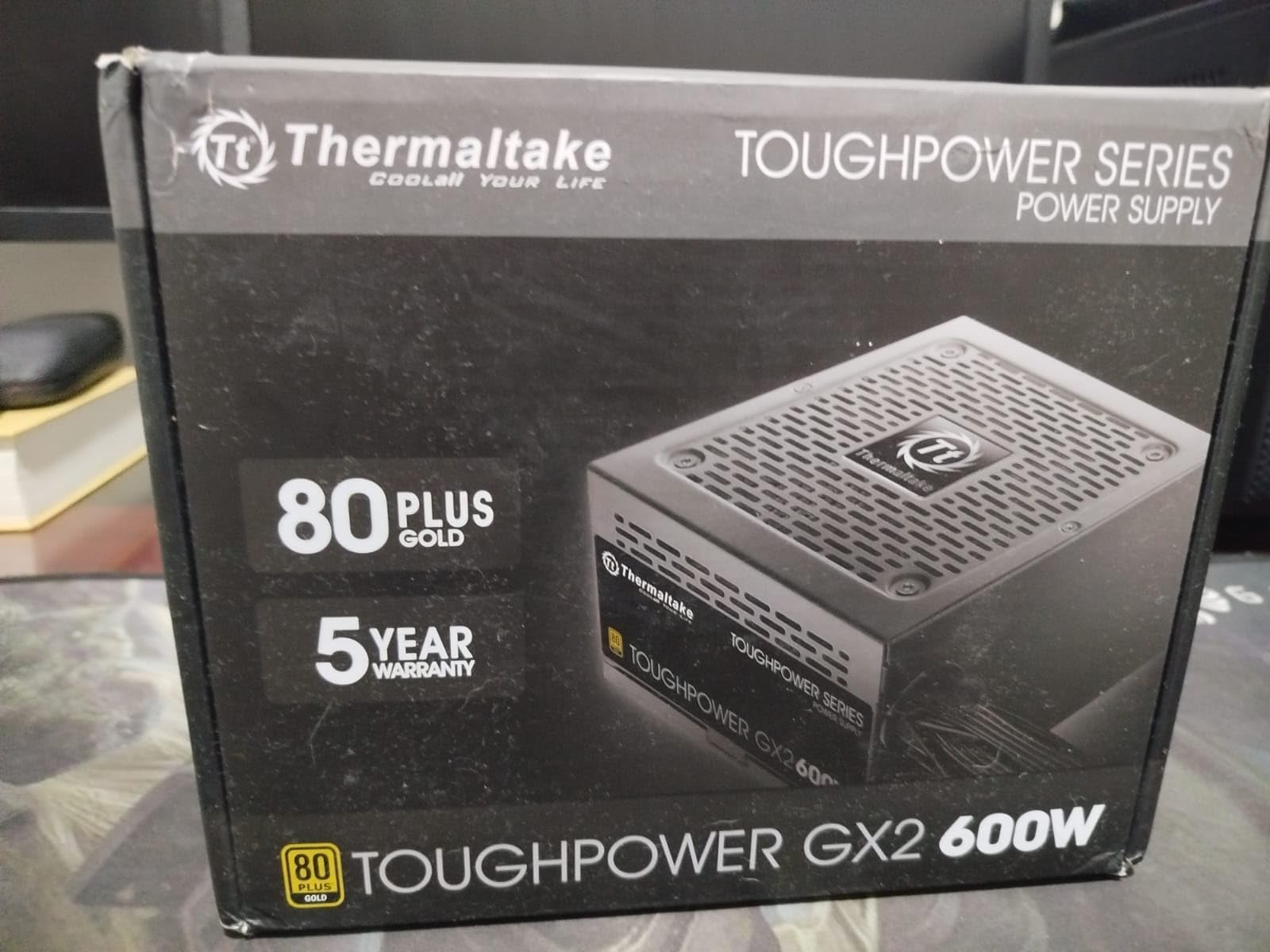 Thermaltake Toughpower GX2 80+ Gold 600W SLI/Crossfire Ready Continuous Power ATX 12V V2.4/EPS V2.92 Non Modular Power Supply 5 Year Warranty PS-TPD-0600NNFAGU-2 customer photo 1