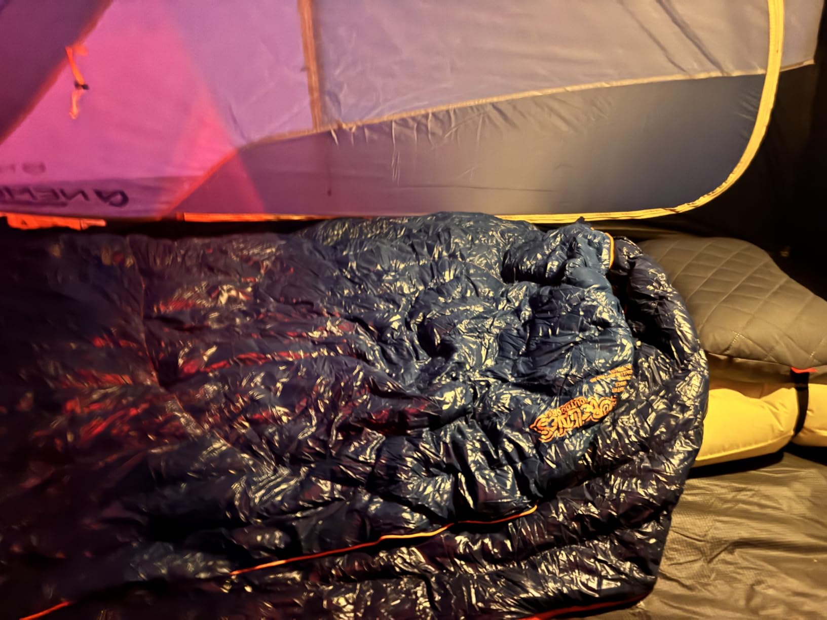 ZOOOBELIVES Ultralight Backpacking 32-50F Down Sleeping Bag - 27oz Ultra Compact 650 Fill Power Envelope Sleeping Bag for Hiking, Camping and Backcountry, Lightweight and Compressible - Alplive T400 customer photo 2