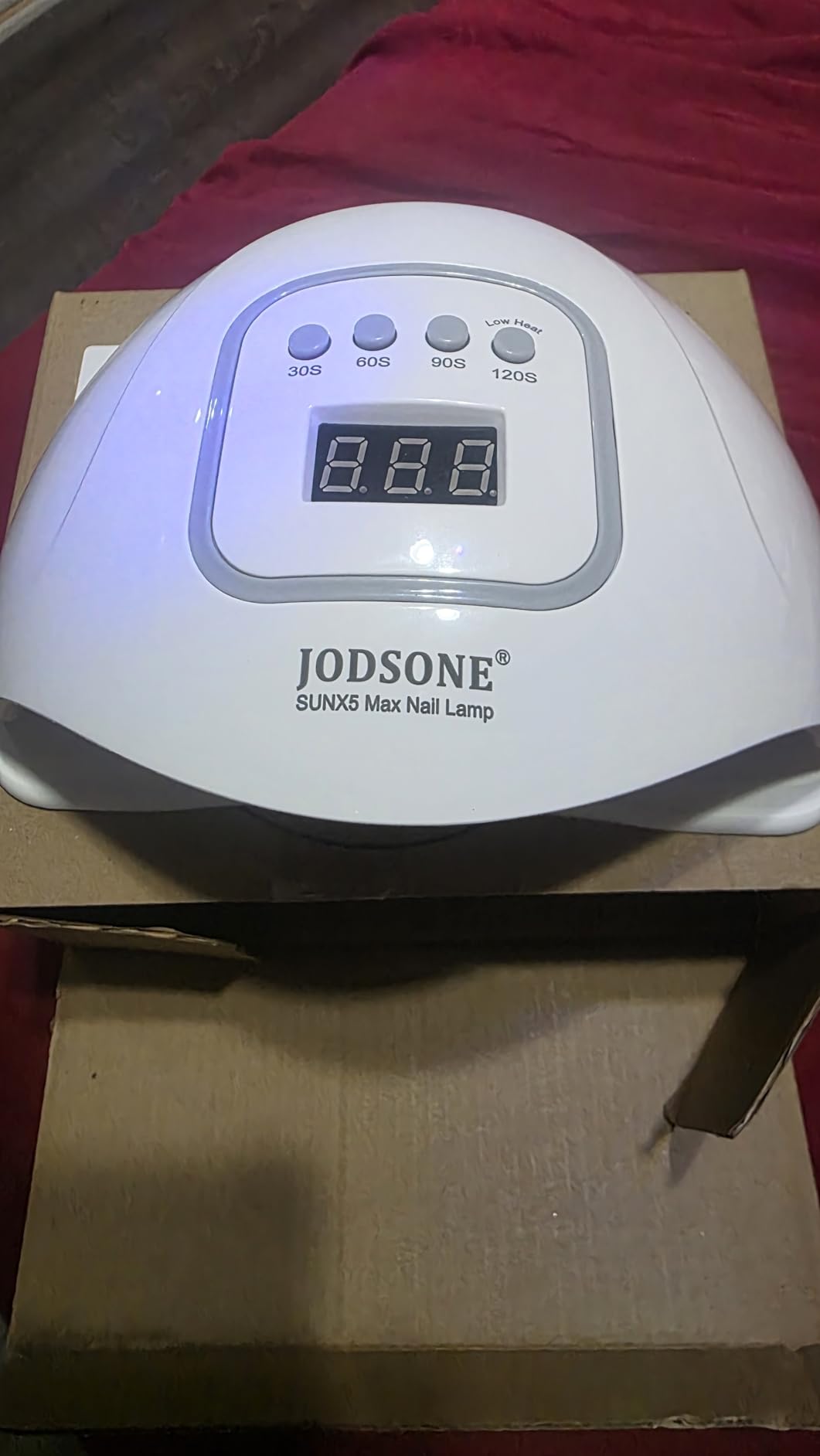 JODSONE U V LED Nail Lamp, Nail Dryer for Gel Polish, Led Light with Automatic Sensor & 4 Timers customer photo 1