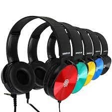 Kids Headphones Bulk 5 Pack, Student On Ear Color Varieties, Comfy Swivel Earphones for Classroom, Library, School, Airplane, for Online Learning and Travel customer photo 1