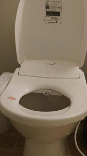 SmartBidet SB-2600 Electric Smart Bidet Seat Unlimited Hot Water - Electronic Heated Toilet Seat with Warm Air Dryer and Temperature Controlled Wash Functions - Elongated customer photo 2