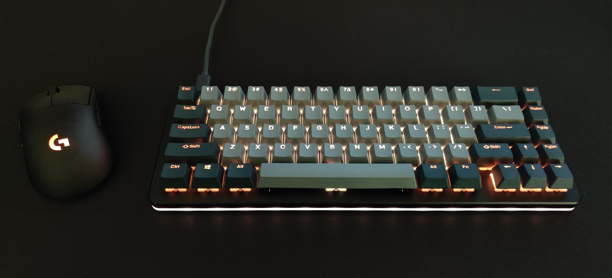 Drop ALT Mechanical Keyboard - 65% (67 Key) Gaming Keyboard, Hot-Swap Switches, Programmable Macros, RGB LED Backlighting, USB-C, Doubleshot PBT, Aluminum Frame (Kaihua Box White, Black) customer photo 1