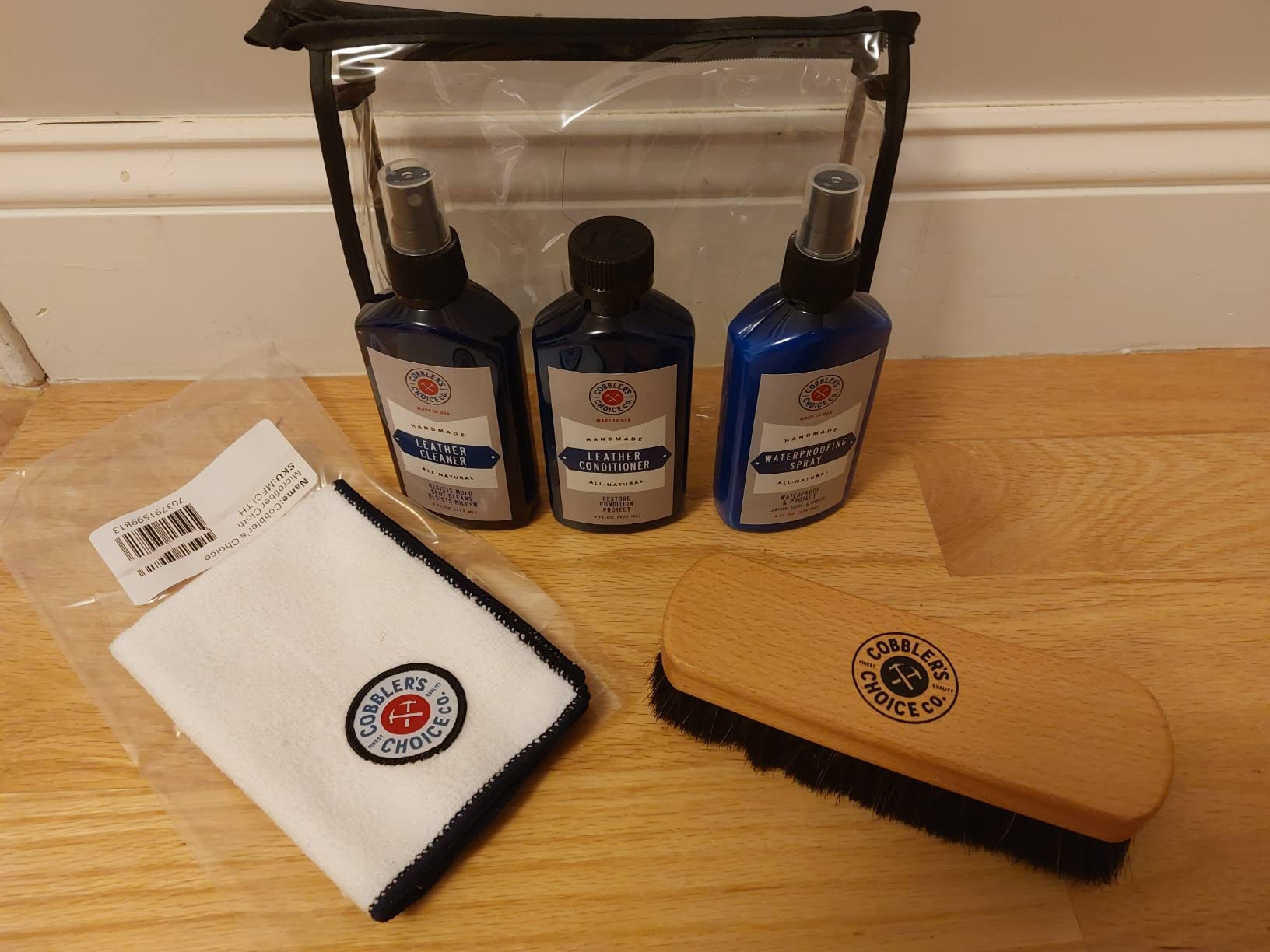 Cobbler's Choice Essential Leather Kit - Premium Shoe Care - All Natural Ingredients customer photo 2