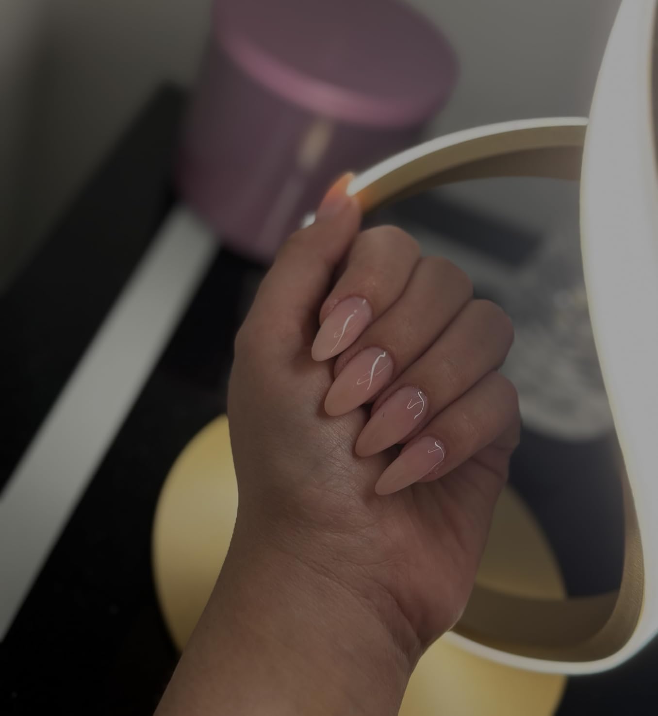 Makartt UV LED Nail Lamp: UV Light for Gel Nails Rechargeable Aurora 36W Gel Lamp with 4 Timers & Auto Sensor customer photo 1