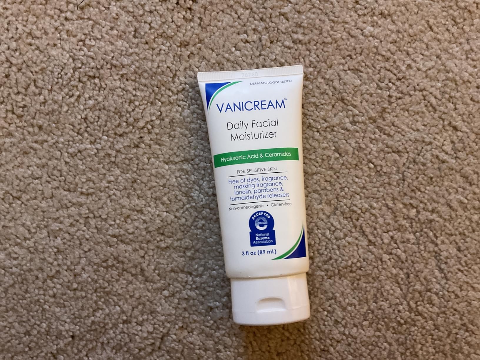 Vanicream Daily Facial Moisturizer With Ceramides and Hyaluronic Acid - Formulated Without Common Irritants for Those with Sensitive Skin, 3 fl oz customer photo 1