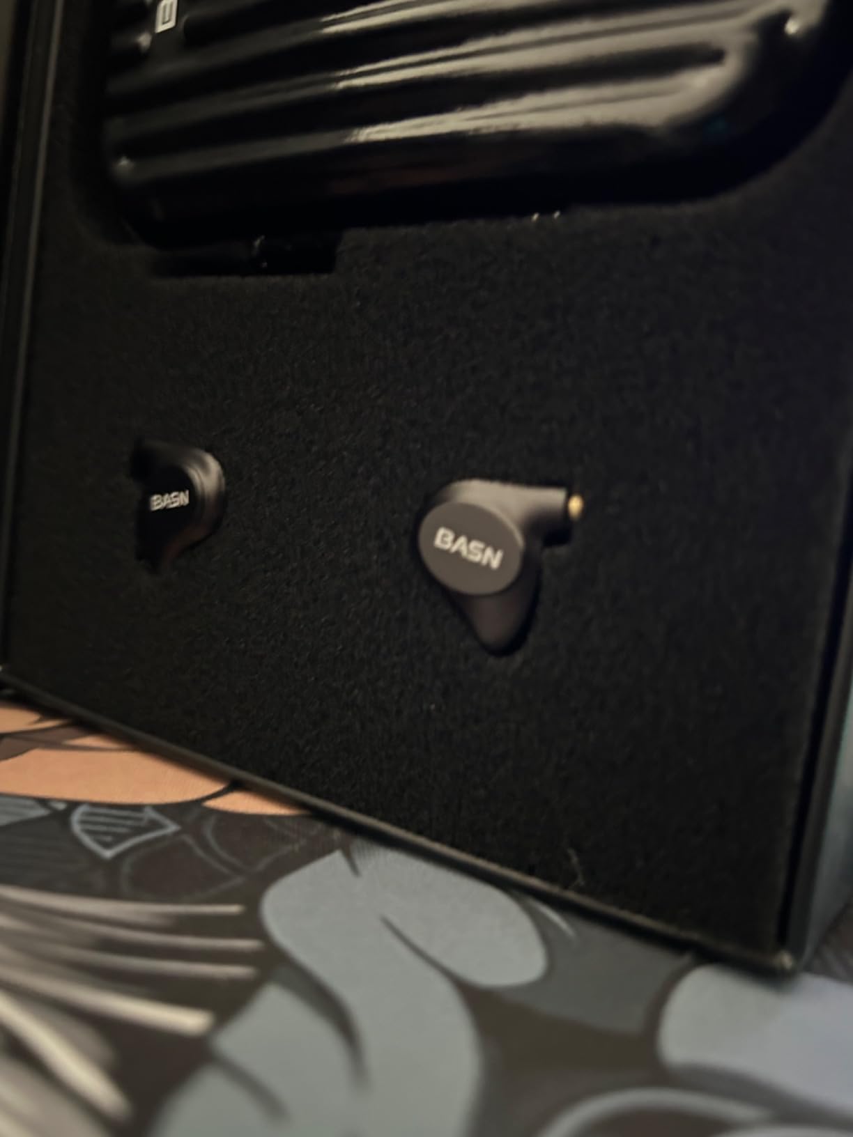 BASN Metalen in-Ear Monitors Headphones,4 Drivers Musicians Noise Isolating IEMs with Deep Bass, Two Detachable MMCX Cables with Case for Singers,Drummers,Bassists(Matt Black) customer photo 2