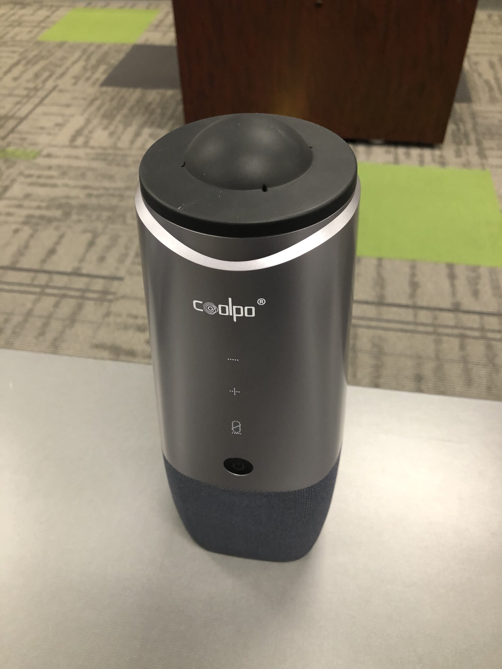 COOLPO Camera 360, 4K Video Conference Room Camera, Webcam, AI Driven Speaker Tracking, Noise Cancellation, Works with Zoom, Google Meet, Teams and More, Meeting, AI Huddle Pana customer photo 2