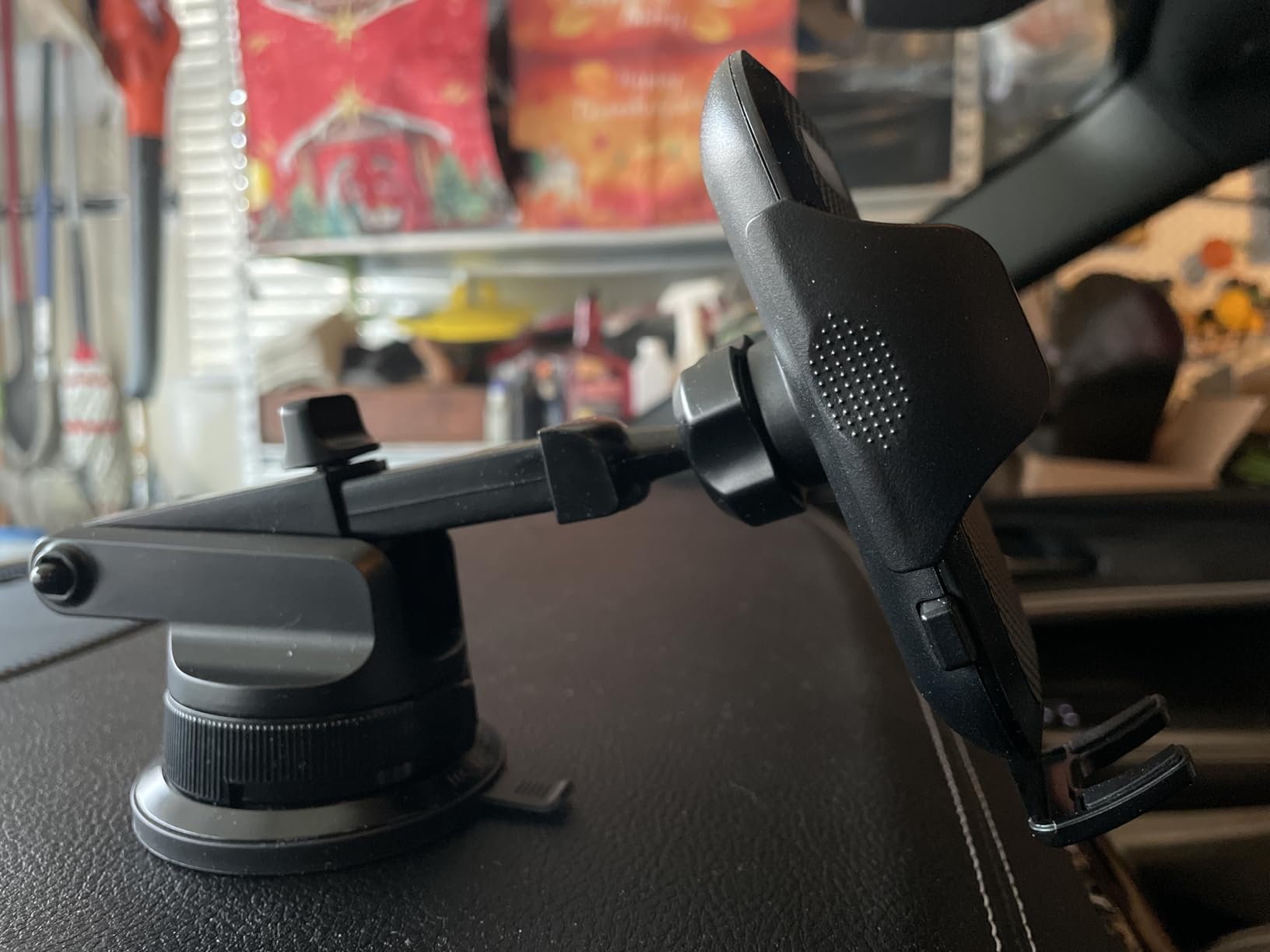 VANMASS [2026 True Military-Grade] Car Phone Holder - Upgraded Strongest Suction & Clip Cell Phone Mount for Dashboard Windshield Vent Wall customer photo 2