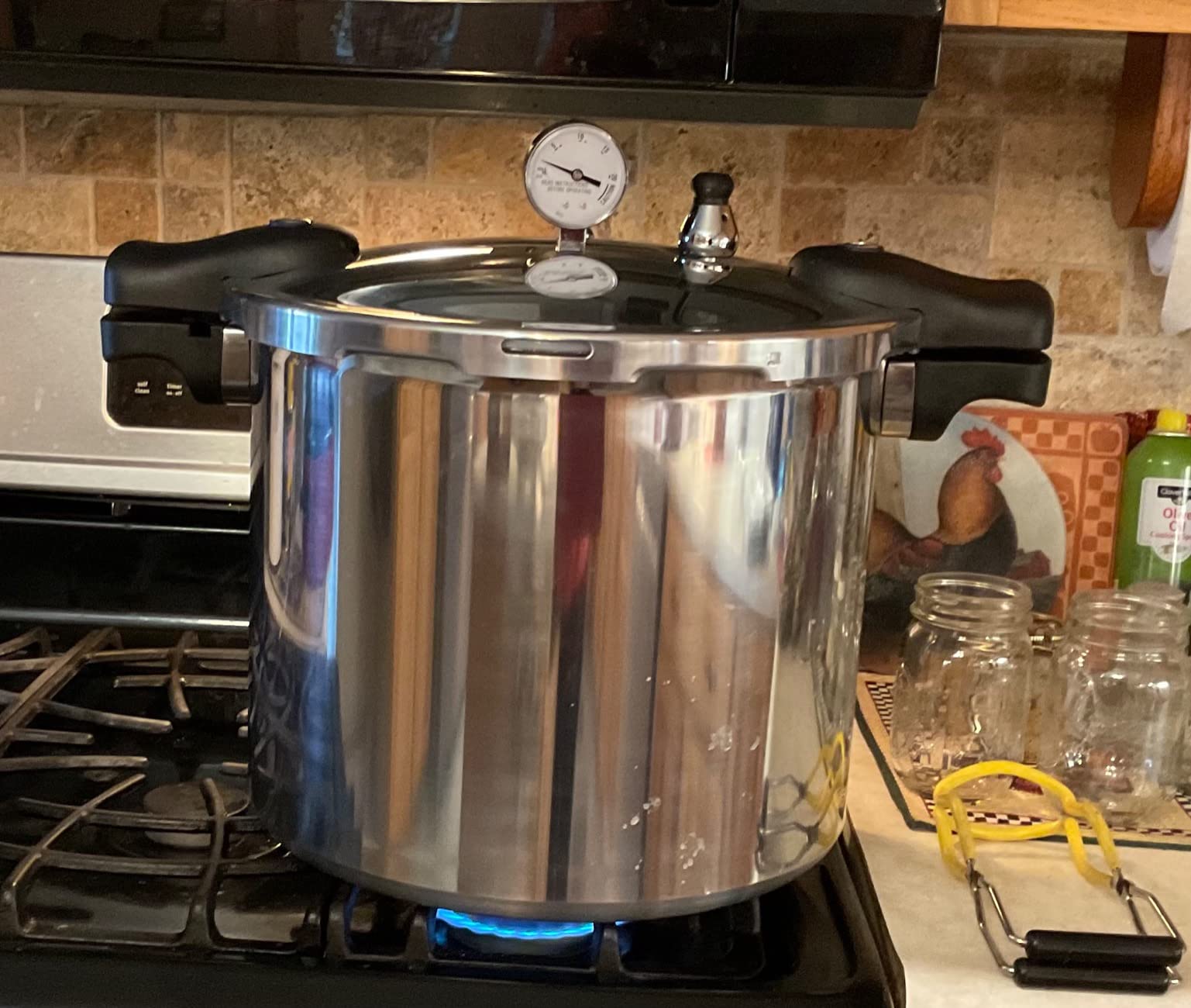 Barton 22-Quart Pressure Canner Pressure Cooker with Pressure Gauge with Rack, Induction Compatible customer photo 2