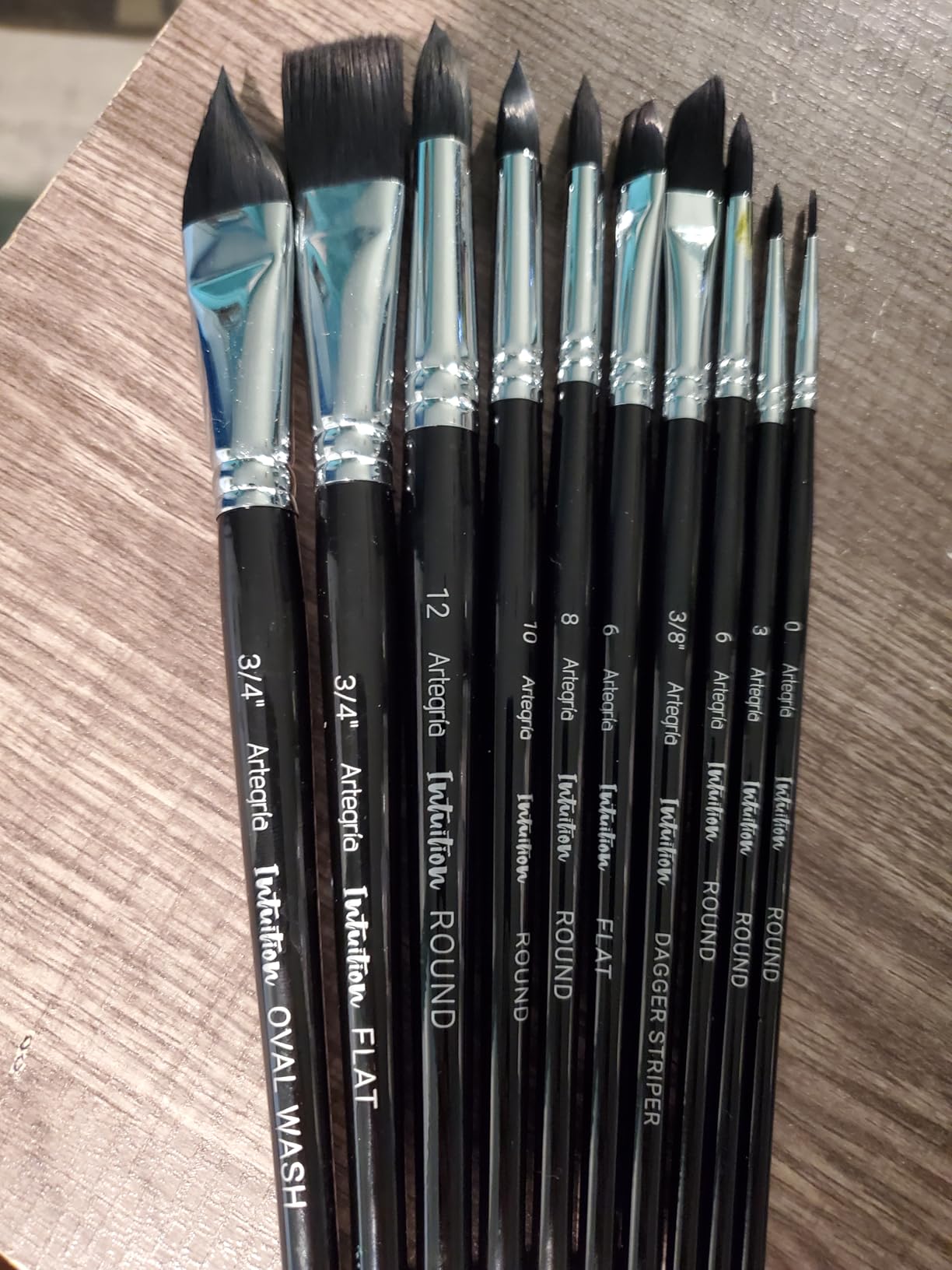 ARTEGRIA Watercolor Brush Set, 10 Professional Soft Synthetic Squirrel Paint Brushes customer photo 2