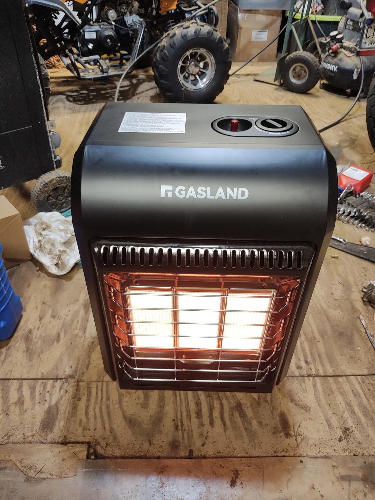 Gasland MHA18BN Propane Radiant Heater, 18,000 BTU, Portable LP Gas Heater for Garages, Workshops customer photo 1