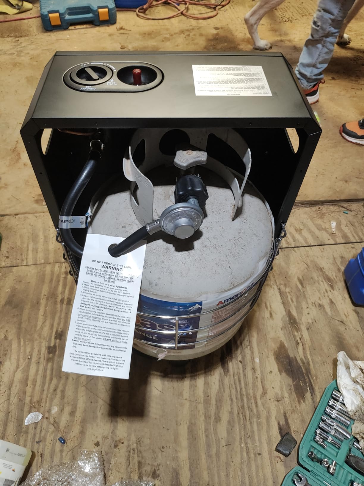 Gasland MHA18BN Propane Radiant Heater, 18,000 BTU, Portable LP Gas Heater for Garages, Workshops customer photo 2