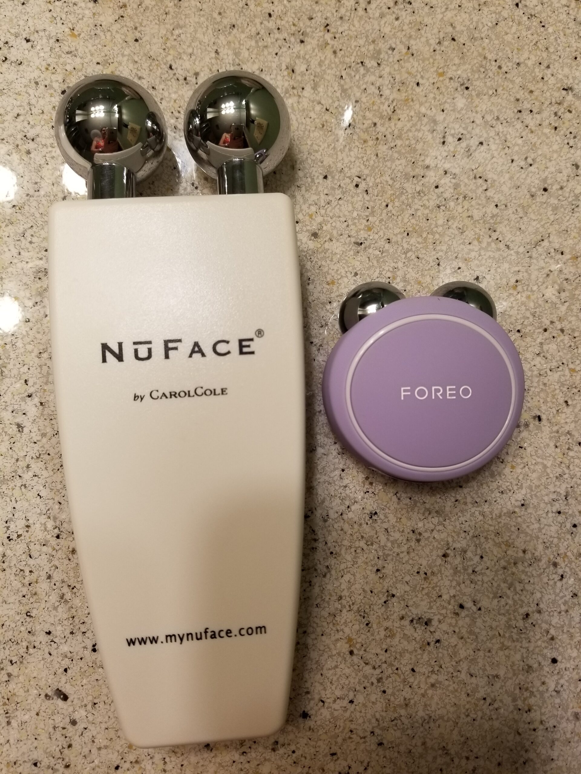 FOREO BEAR Mini Microcurrent Facial Device - Face Sculpting Tool - Firm & Contour - Reduce Double Chin - Non-Invasive - Increases Absorption of Facial Skin Care Products - Pearl Pink customer photo 2