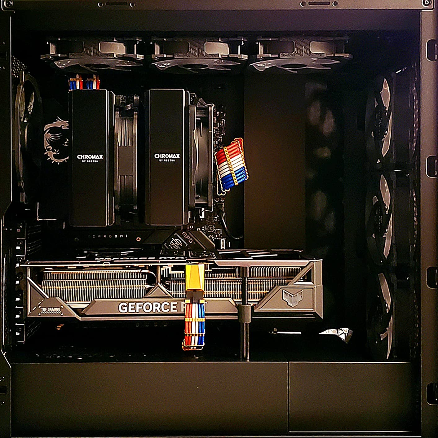 NH-D15S chromax.Black, Premium Dual-Tower CPU Cooler with NF-A15 PWM 140mm Fan (Black) customer photo 1