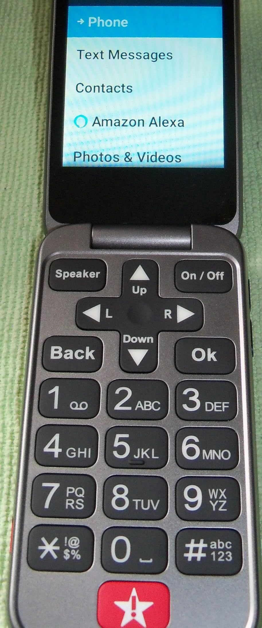 LIVELY Jitterbug Flip2 - Flip Cell Phone for Seniors - Not Compatible with Other Wireless Carriers - Must Be Activated Phone Plan - No SIM Needed - Red Flip Phone customer photo 1