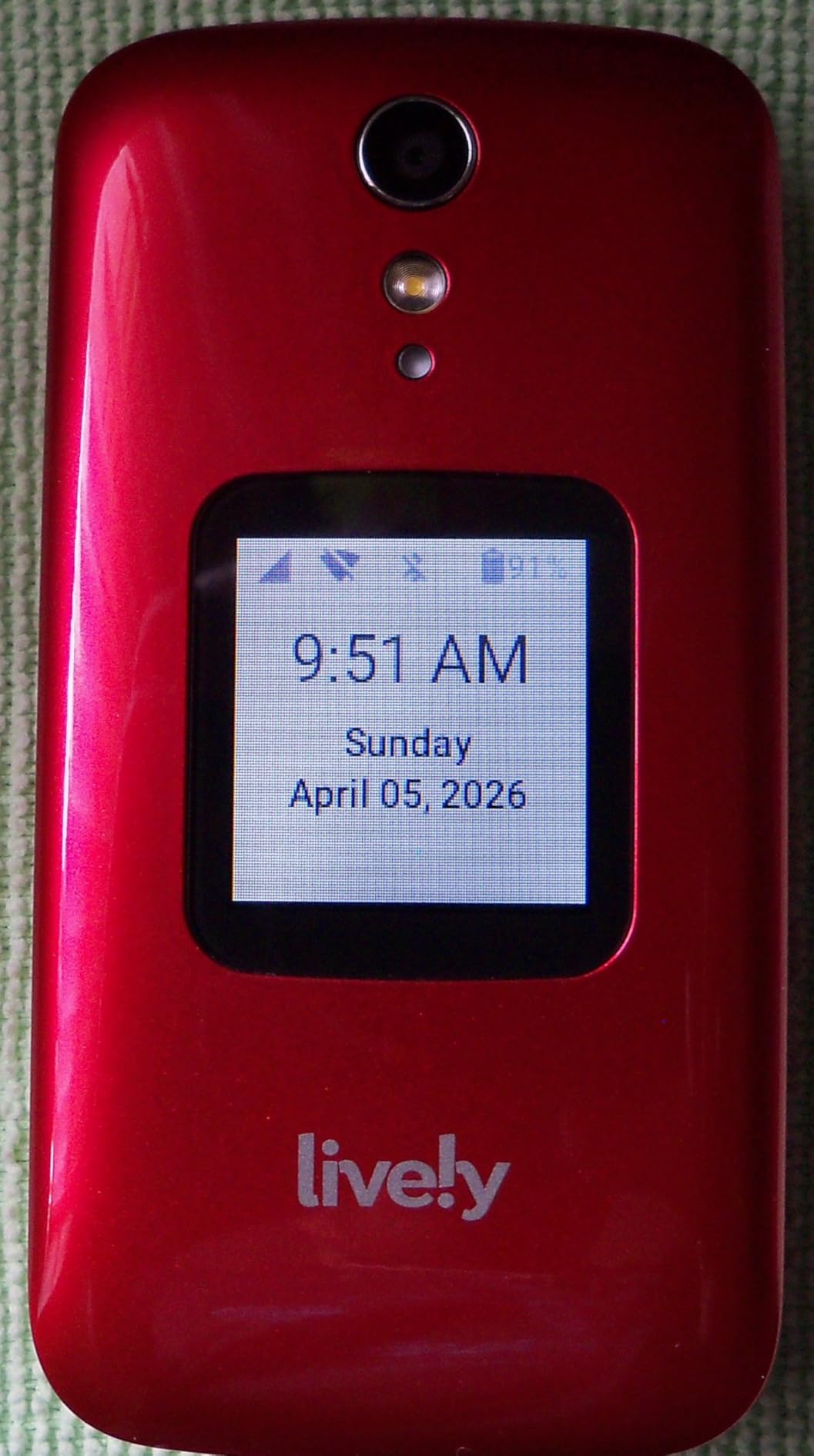 LIVELY Jitterbug Flip2 - Flip Cell Phone for Seniors - Not Compatible with Other Wireless Carriers - Must Be Activated Phone Plan - No SIM Needed - Red Flip Phone customer photo 2