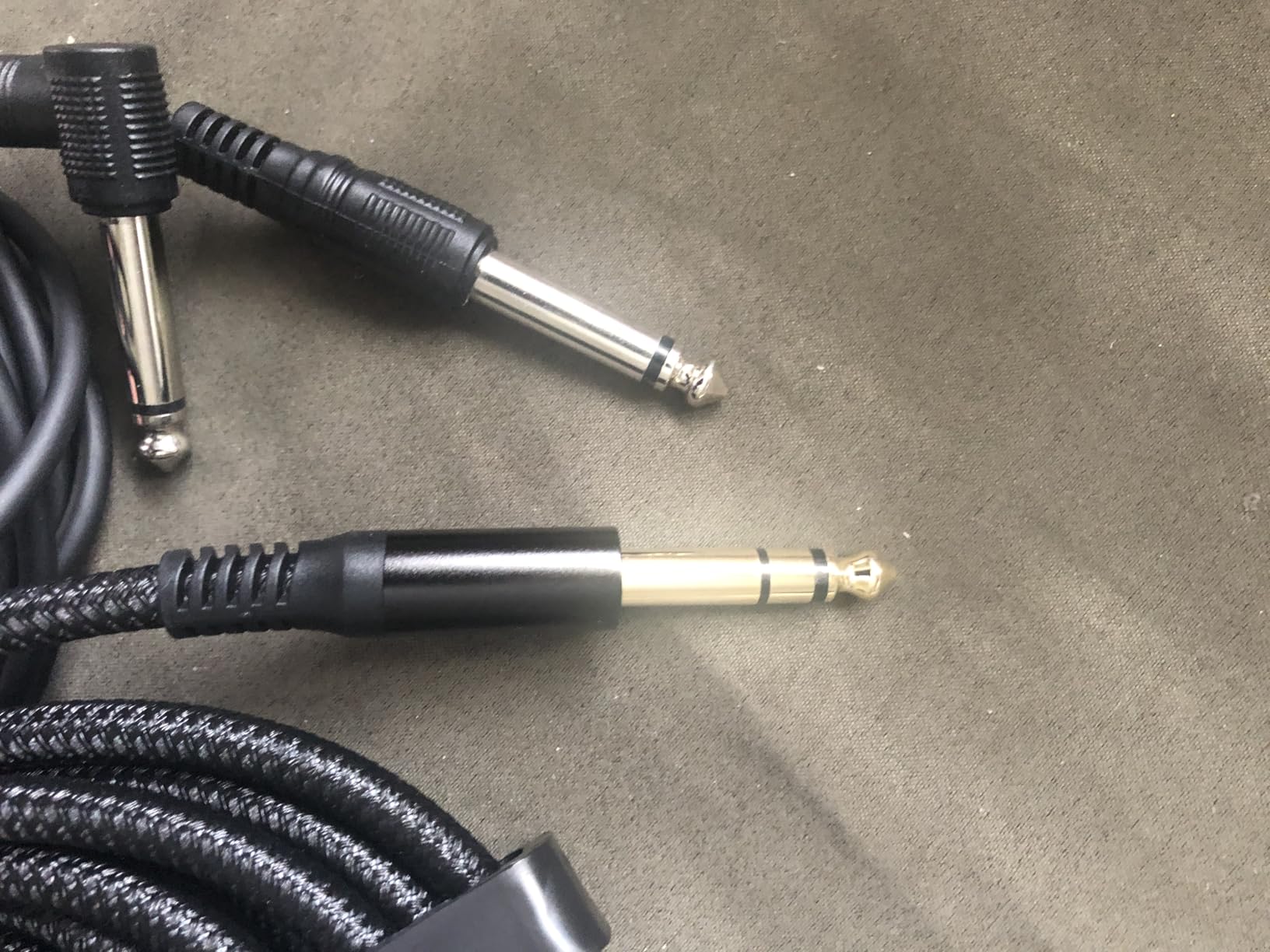 Elebase 1/4 Inch TRS Instrument Guitar Cable 10ft 2Pack, Straight 6.35mm Guitar Bass AMP Cord, Quarter Inch 6.3mm Male Jack Stereo Audio Balanced Line for Electric Guitar, Bass, Keyboard, Amplifier, Speaker customer photo 1