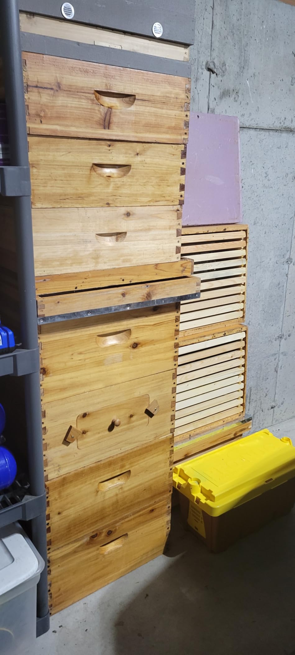 MayBee 5-Frame Nuc Beehive Box for Beekeeping Complete Bee Hive Nuc Box Kit Dipped in 100% Beeswax Includes 5 Wooden Frames & Heavy Wax Coated Foundations customer photo 1