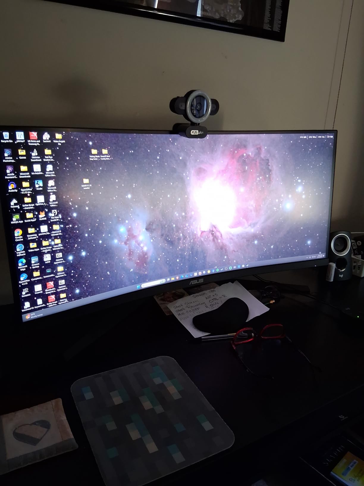 ASUS TUF 34 Inch Curved Gaming Monitor WQHD (3440x1440) 165Hz 1ms FreeSync Premium DisplayHDR 400 customer photo 2