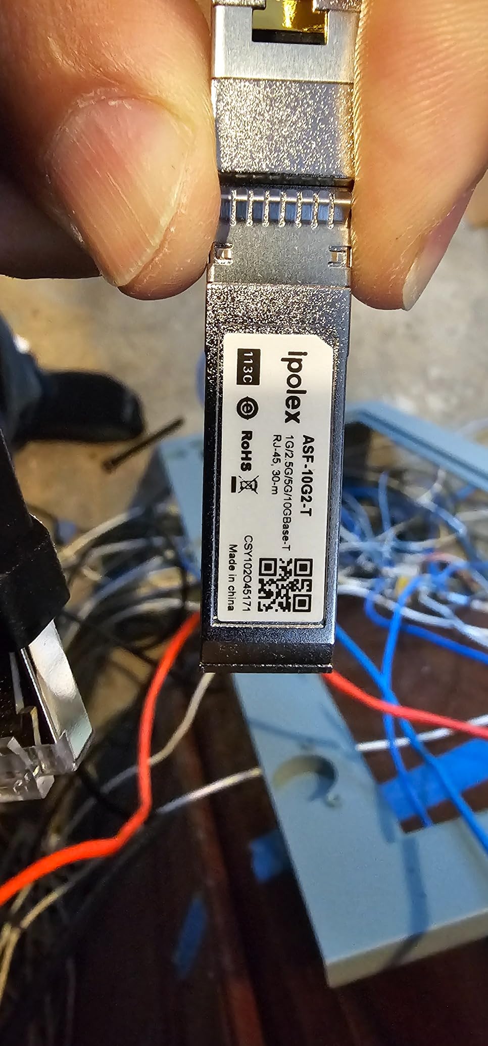 ipolex SFP+ 10GBase SR LC Multimode Module, 10G Fiber SFP Transceiver for Cisco SFP-10G-SR, Ubiquiti UniFi UACC-OM-MM-10G, Meraki MA-SFP-10GB-SR, Mikrotik and More, 850nm, up to 300M, Pack of 2 customer photo 2