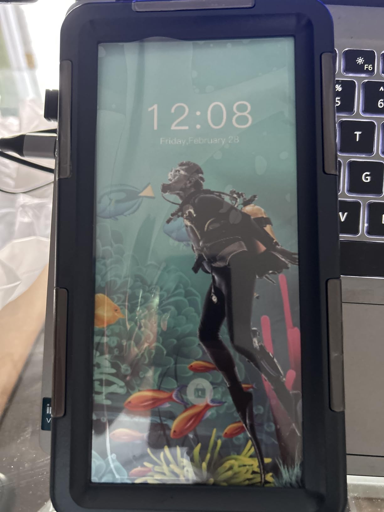 2026 Underwater Snorkeling Diving Phone Case for Phone 17/16/15/14/13/12Pro Max/Galaxy S25/S24/S23.(50ft/15m) Professional Scuba Dive Waterproof Case Underwater Photo Video (Blue) customer photo 1