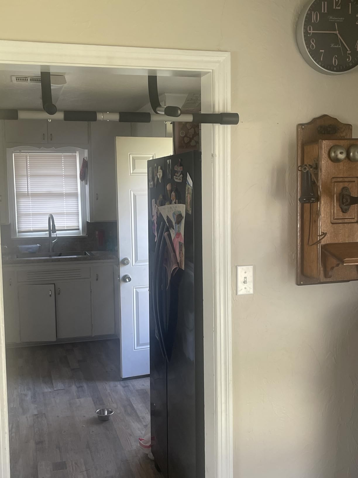 Ally Peaks Pull Up Bar for Doorway | Thickened Steel Max Limit 440 lbs Upper Body Fitness Workout Bar | Multi-Grip Strength for Doorway | Indoor Chin-Up Bar Fitness Trainer for Home Gym Portable customer photo 2
