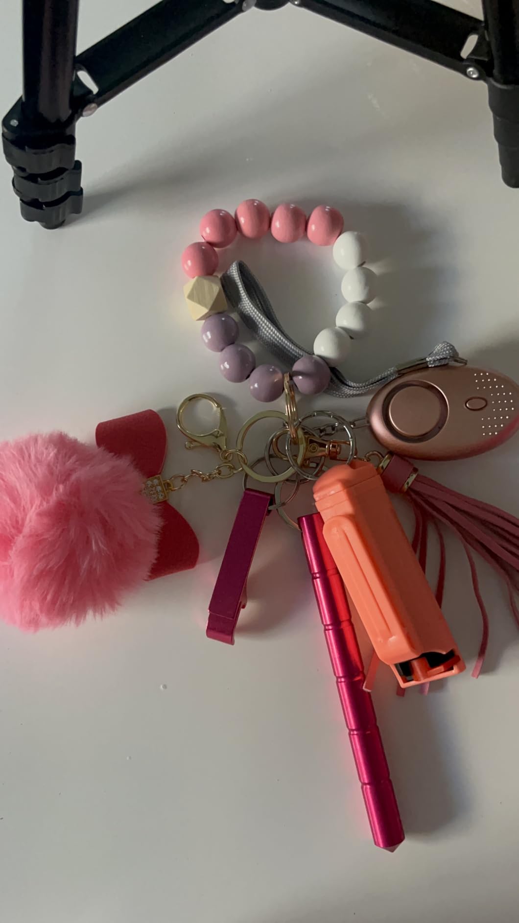 Personal Alarm for Women, 10 Packs 140DB Emergency Self-Defense Security Alarm Keychain with LED Light customer photo 2