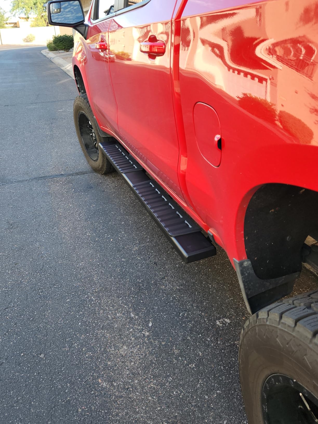 COMNOVA 6 Inches Running Boards & Steps Step Bars Compatible with 2019-2026 Chevy Silverado 1500, 2020-2026 Silverado/Sierra 2500HD 3500HD Crew Cab, A Pair Running Boards for Silverado Crew cab. customer photo 2