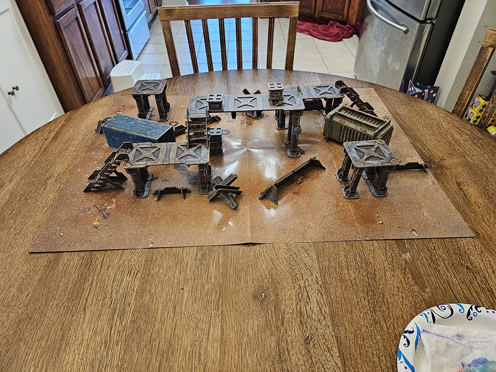 TinkerTurf Sci-Fi Terrain: Industrial Starter Set, Full-Color Modular Terrain customer photo 1