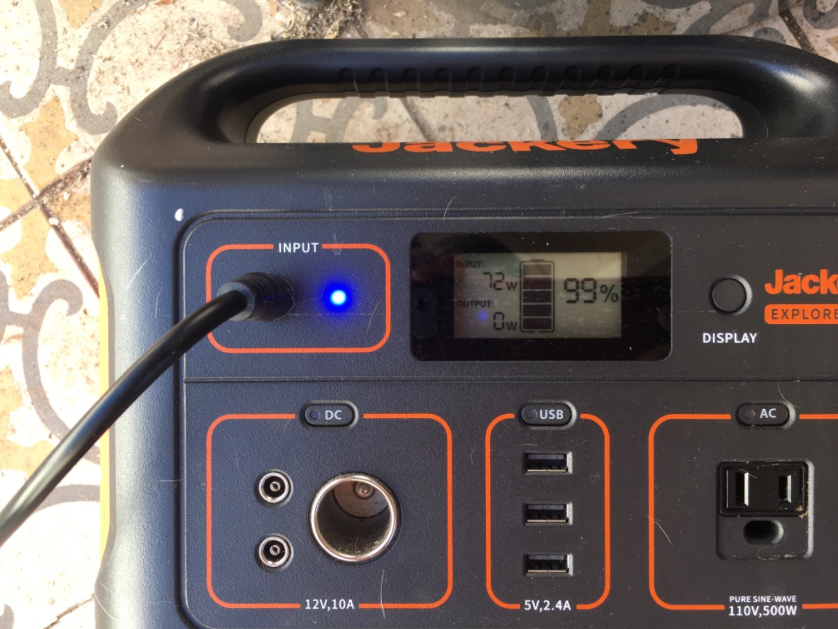 Jackery Solar Generator Explorer 500, 518Wh Portable Power Station Mobile Lithium Battery Pack with 1xSolarSaga 100 For RV Road Trip Camping, Outdoor Adventure customer photo 2