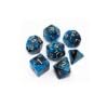 Polyhedral DND Dice Set Glitter Dice for Dungeon and Dragons D&D RPG Role Playing Games Green Mix Black Nebula Dice customer photo 1