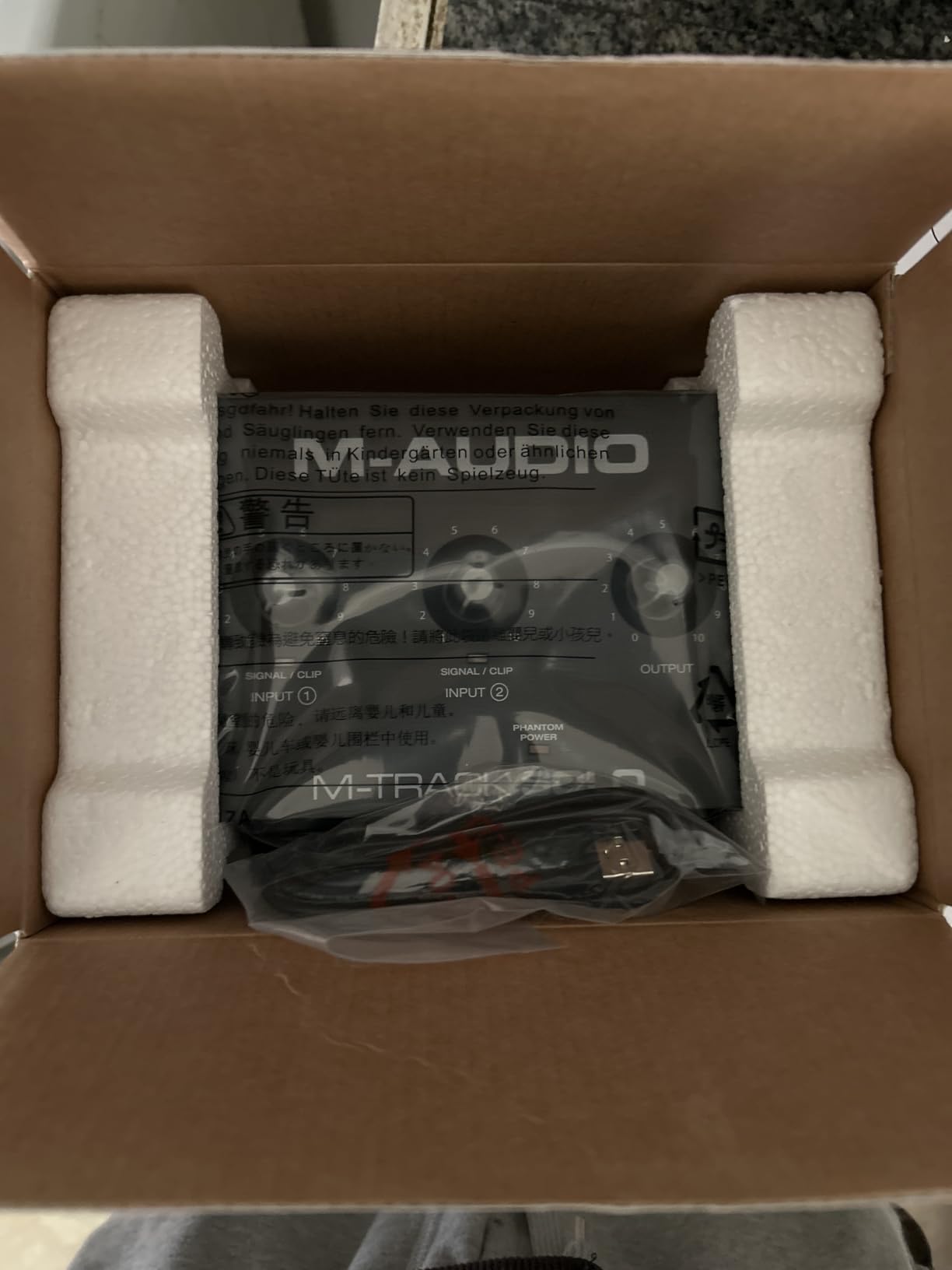 M-AUDIO M-Track Solo USB Audio Interface for Recording, Streaming and Podcasting with XLR Input customer photo 1