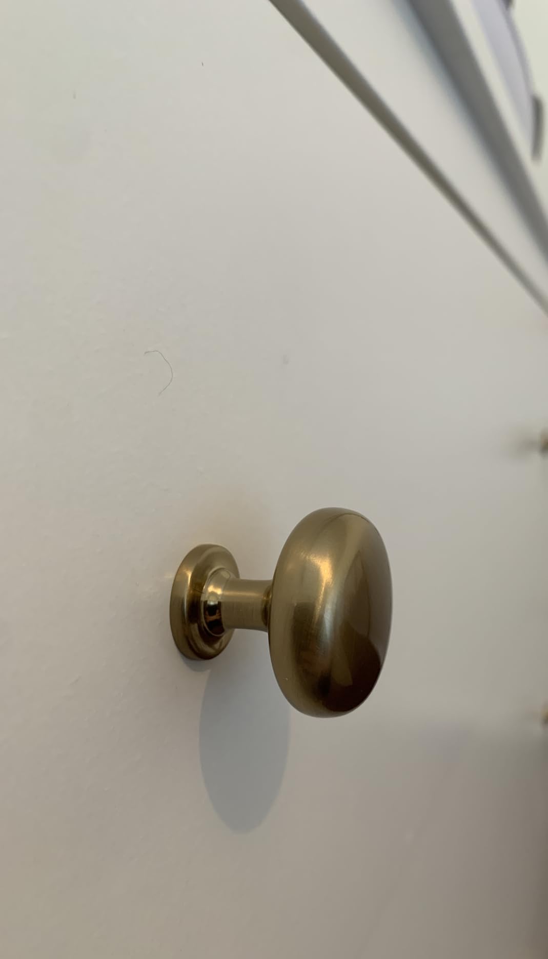 Aged Brass Knobs 12 Pack, Solid Warm Gold Cabinet Knobs, Antique Brass Drawer Knobs, Champagne Bronze Kitchen Cabinet Hardware customer photo 2