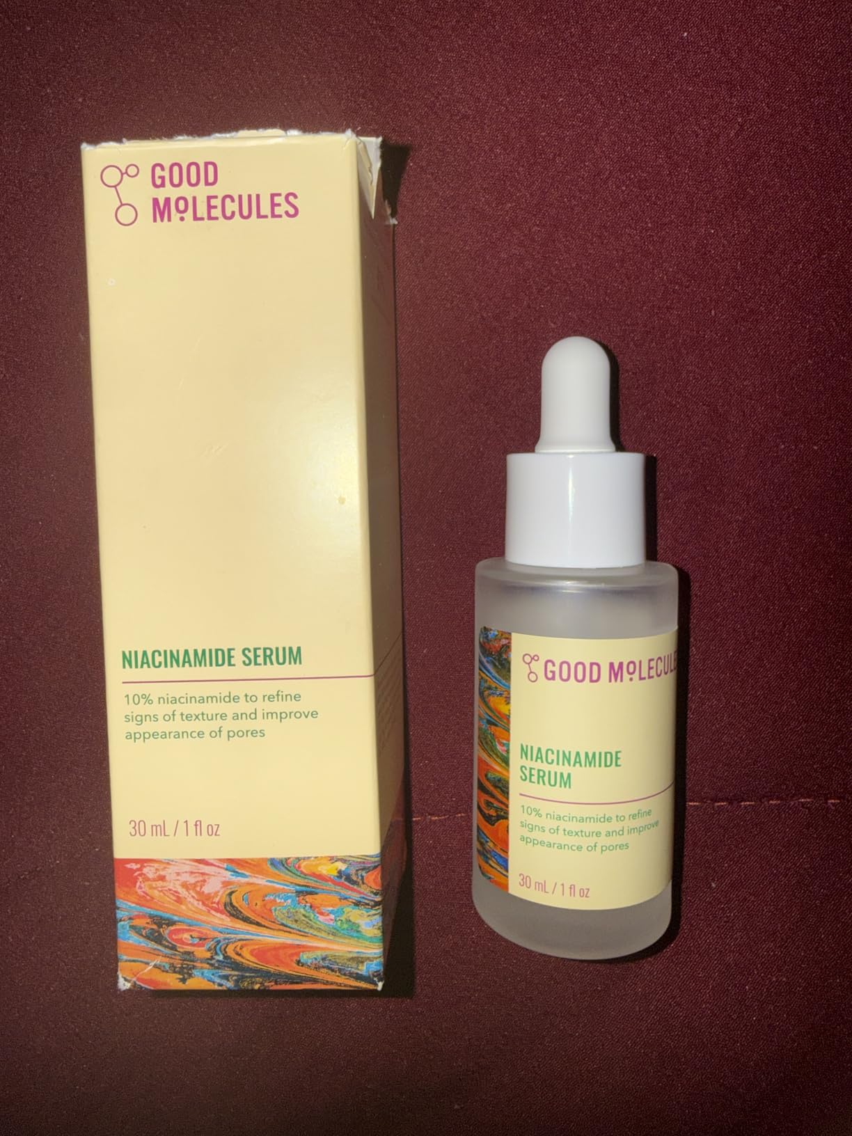 Good Molecules Niacinamide Serum - 10% Niacinamide to Target Blemishes, Nourishment, and Skin Tone - Ultra Hydrating Serum and Brightening Skin Care for Face customer photo 1