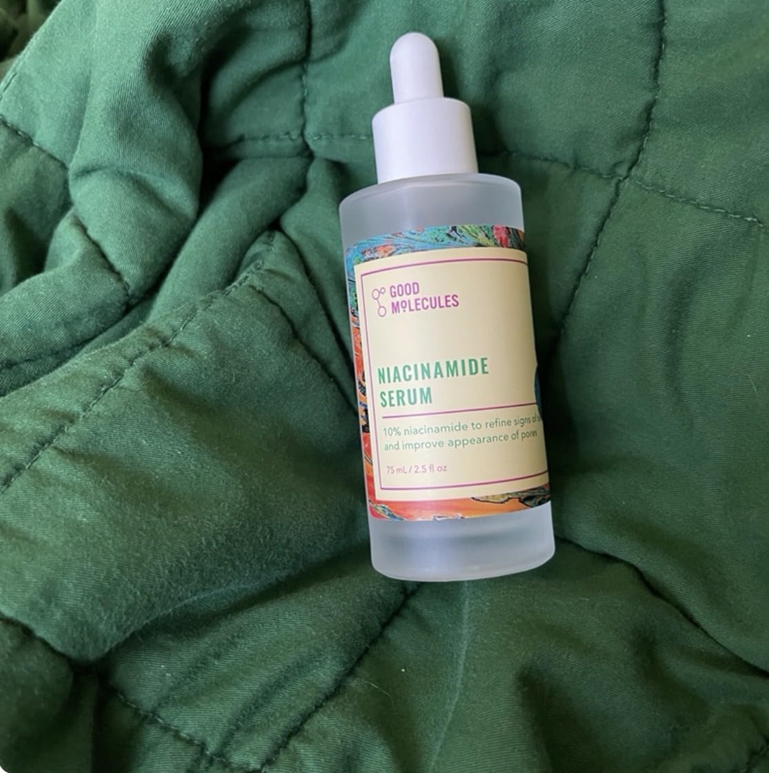 Good Molecules Niacinamide Serum - 10% Niacinamide to Target Blemishes, Nourishment, and Skin Tone - Ultra Hydrating Serum and Brightening Skin Care for Face customer photo 2