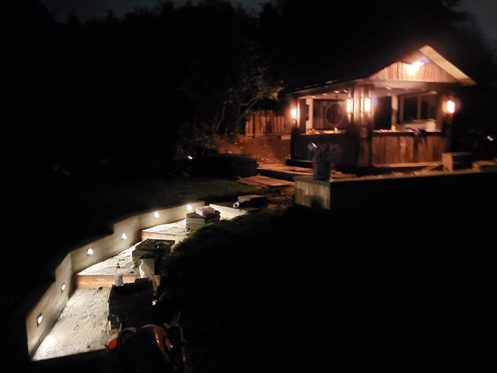 CLOUDY BAY 12V Low Voltage 3 Color Indoor and Outdoor LED Step Light, 3000K/4000K/5000K Deck Lights, Stair Light, Oil Rubbed Bronze, Wet Location (Low Voltage Transformer is Required) customer photo 2