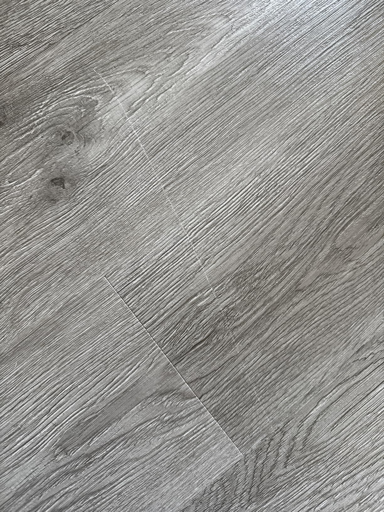 Art3d Peel and Stick Floor Tile Vinyl Wood Plank 36-Pack 54 Sq.Ft, Deep Gray, Rigid Surface Hard Core Easy DIY Self-Adhesive Flooring customer photo 1