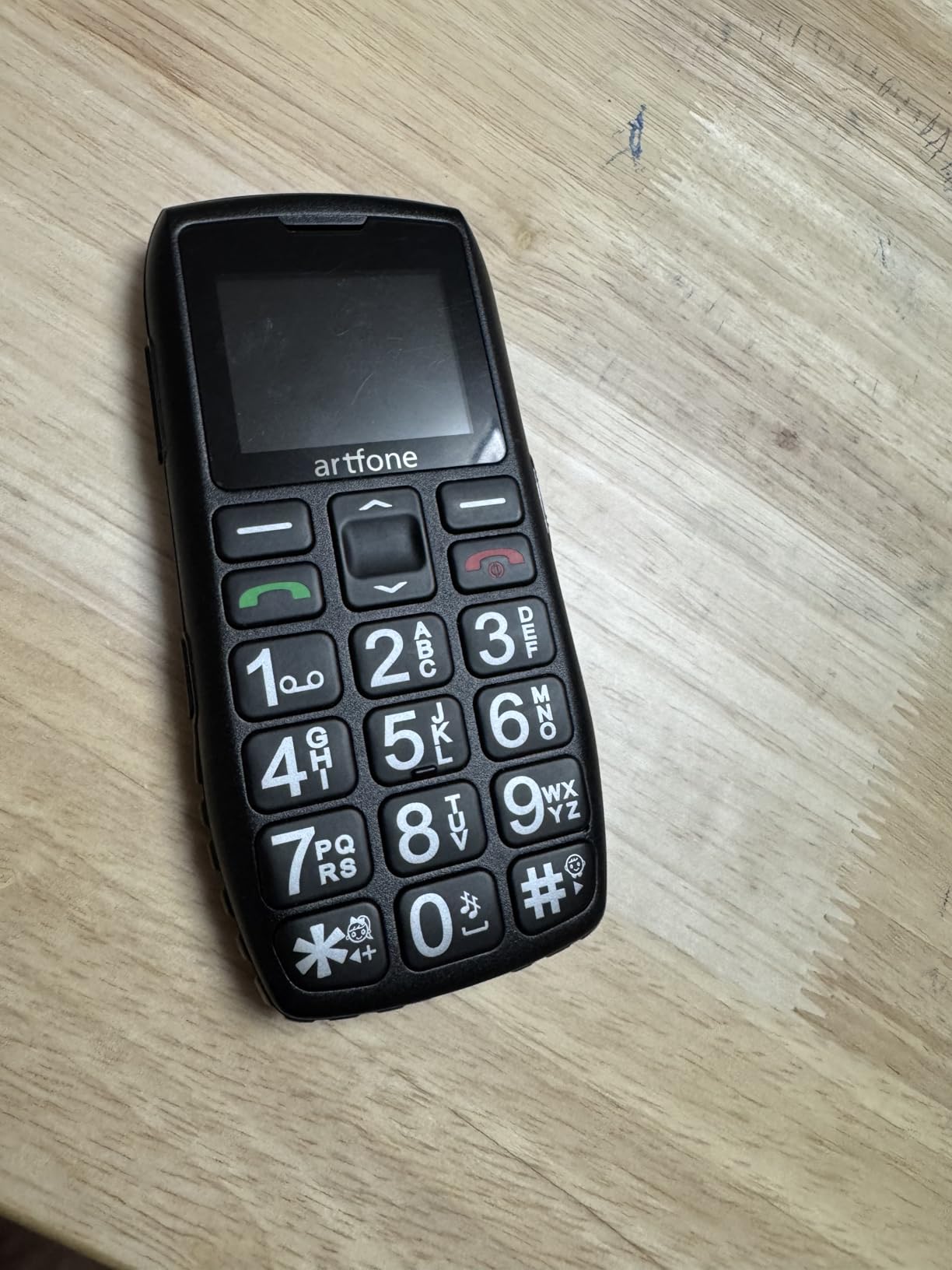 artfone 4G Mobile Phone for The Elderly with Big Button, LTE Unlocked Easy to Use Basic Senior Phone with SOS Function,Loud Volume,1800 mAh,Single SIM Slot,Charging Dock and Flashlight customer photo 1