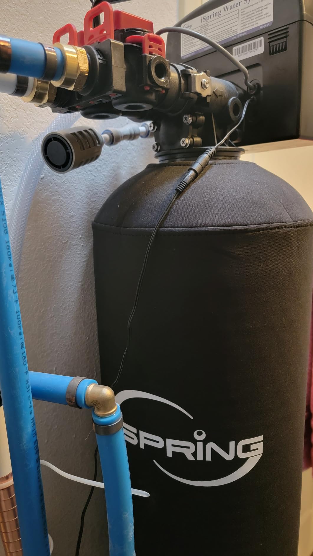 iSpring WCFM500K Whole House Water Filtration System for Iron, Manganese & Hydrogen Sulfide Removal, Well Water Compatible, Set & Forget, Lasts up to 10 Years customer photo 1