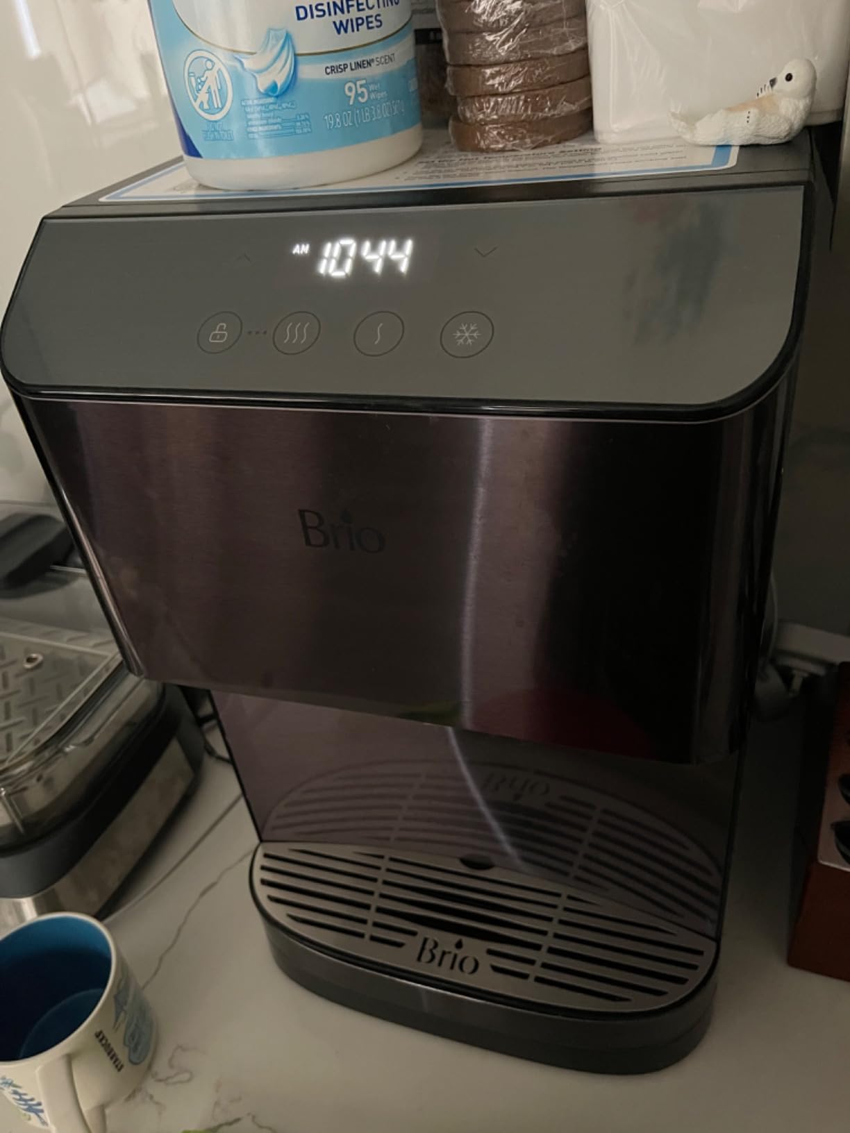 Brio Moderna Self-Cleaning Bottleless Countertop Water Cooler Dispenser - with 3-Stage Water Filter and Installation Kit, Tri Temp Dispense, and LED Night Light - UL/Energy Star Approved customer photo 1