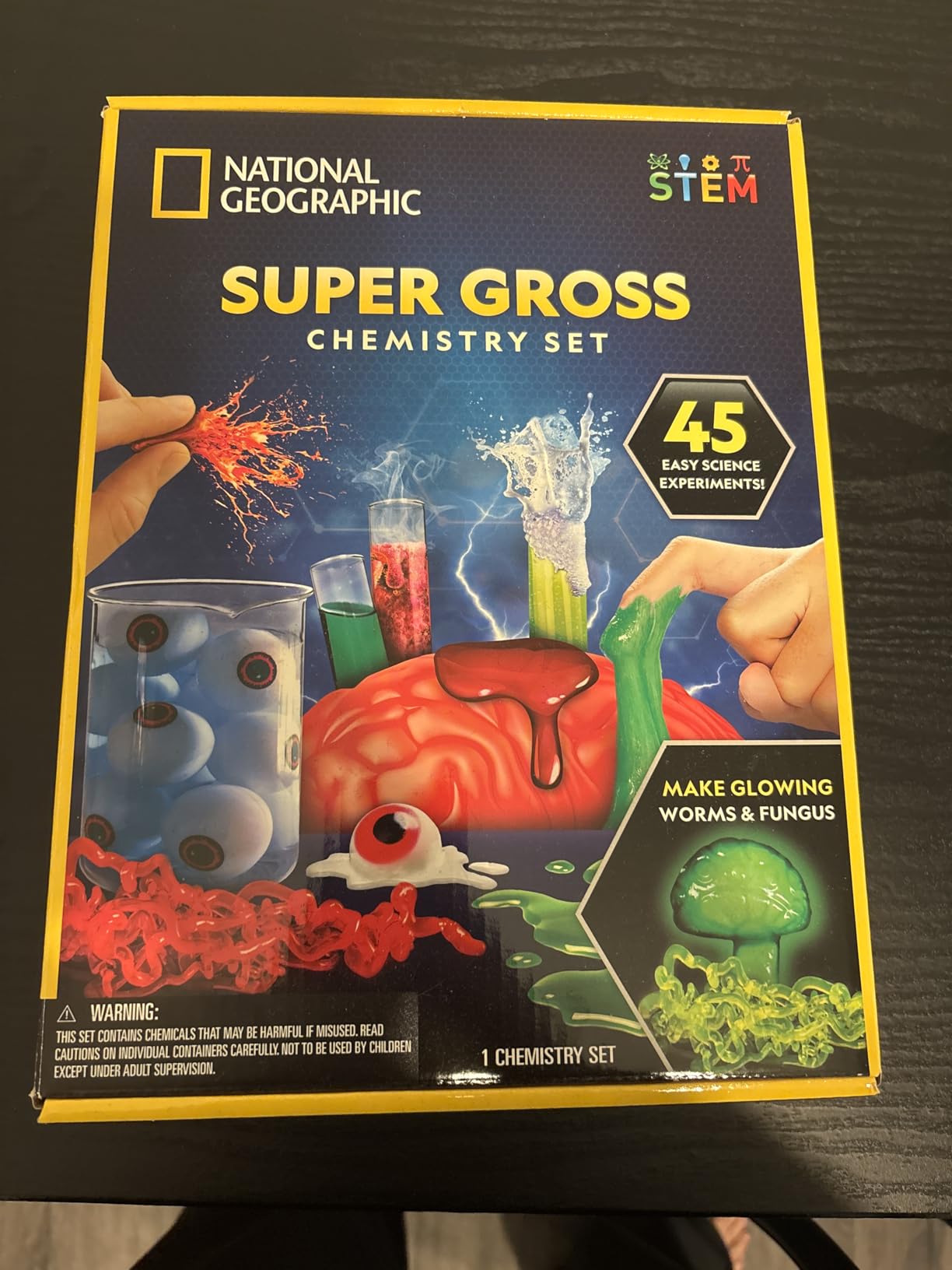 National Geographic Gross Science Kit - 45 Gross Science Experiments- Dissect a Brain, Make Slime, Creepy STEM Project for Boys and Girls customer photo 2