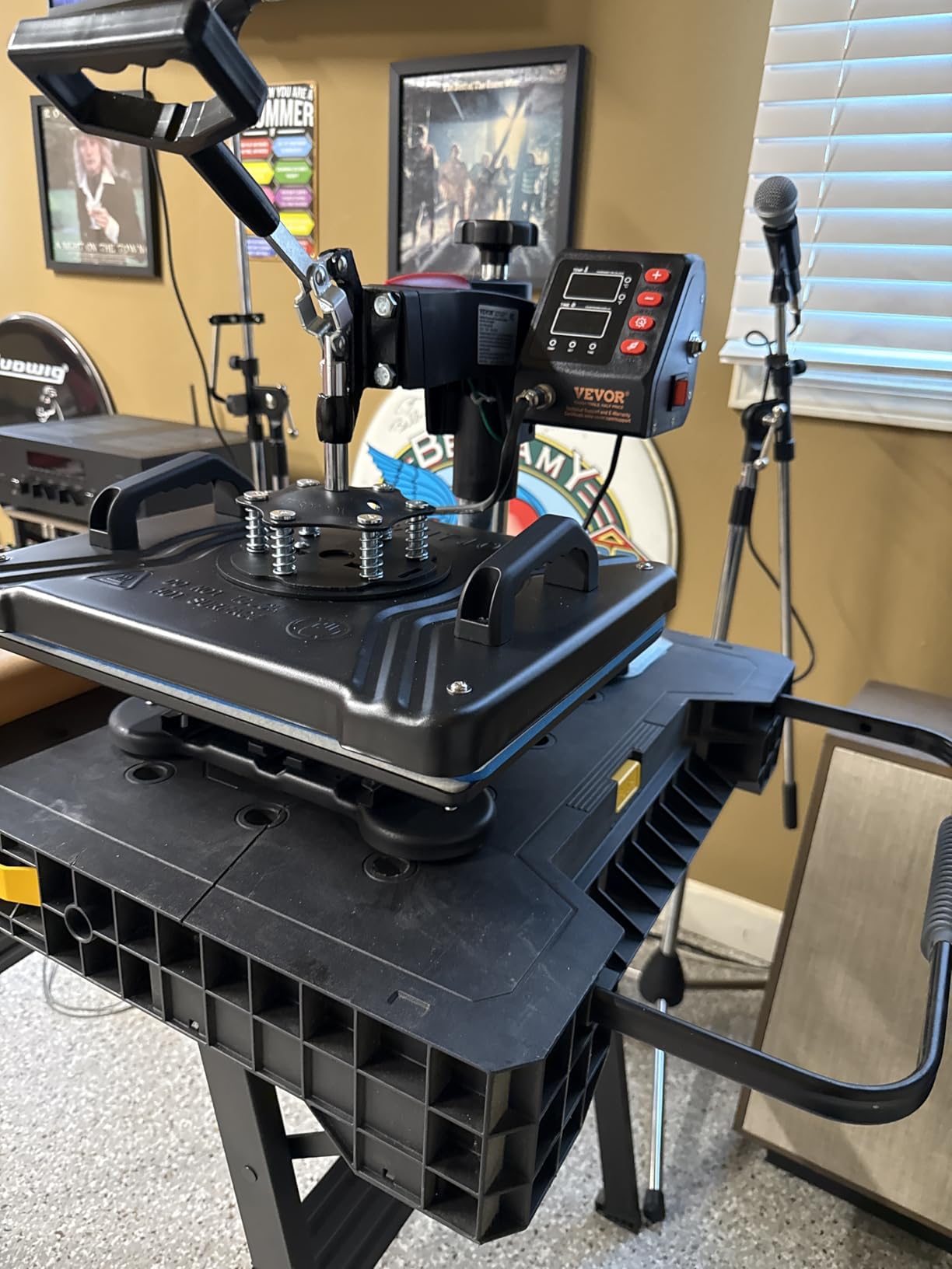 VEVOR 5 in 1 Heat Press Machine 12x15 Inch, 360 Degree Swing Away Shirt Press Machine - Digital Professional Heat Transfer Tshirt Press Machine, Sublimation Heat Press for T Shirts Hat Cap Mug Plate customer photo 2